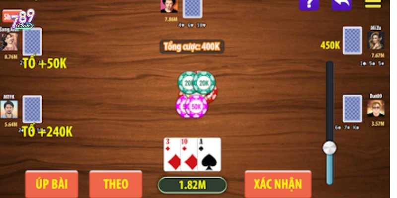 Quy trình chơi một ván Liêng cơ bản